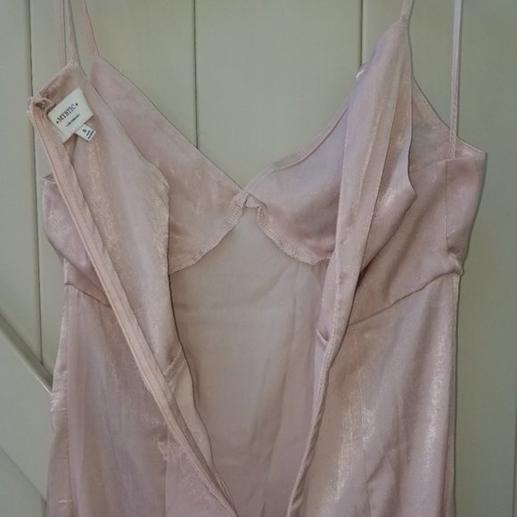Blush Pink Rose Embroidery Maxi Dress - Picture 7 of 7